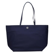 Tory Burch Blue Fabric Shoulder Bag