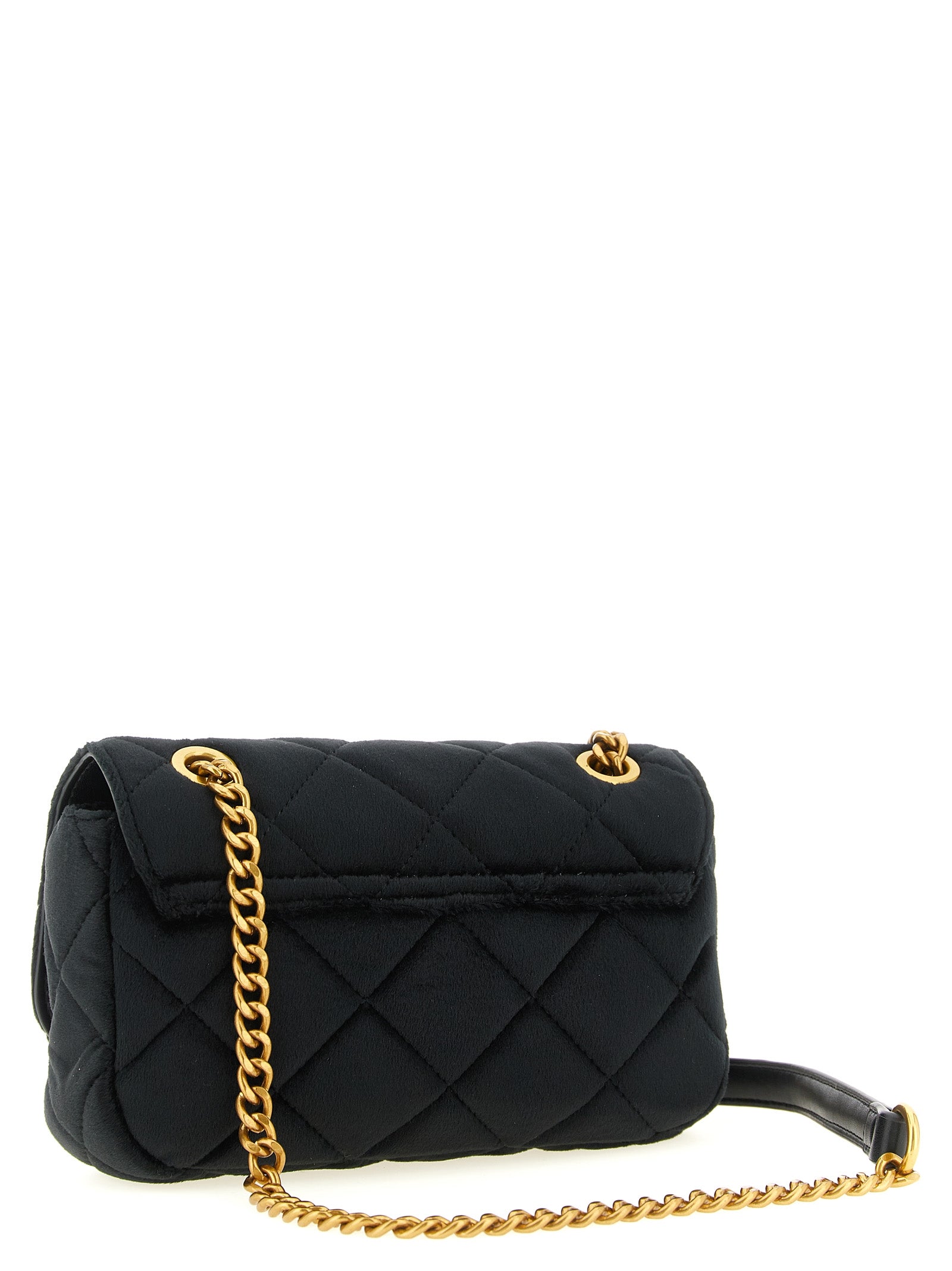 Twinset Black Polyester Crossbody Bag