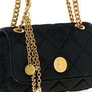 Twinset Black Polyester Crossbody Bag