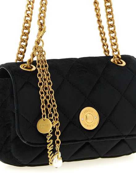 Twinset Black Polyester Crossbody Bag