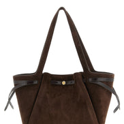 Tory Burch Brown Bovine Leather Tote Bag