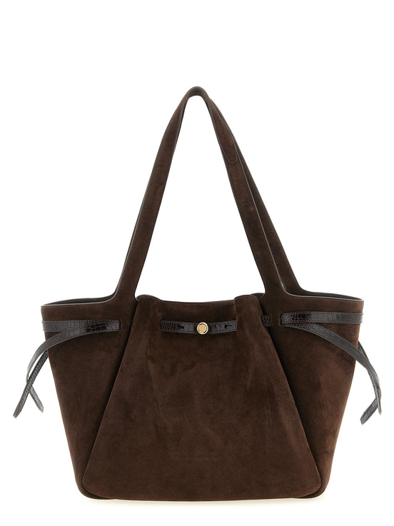 Tory Burch Brown Bovine Leather Tote Bag