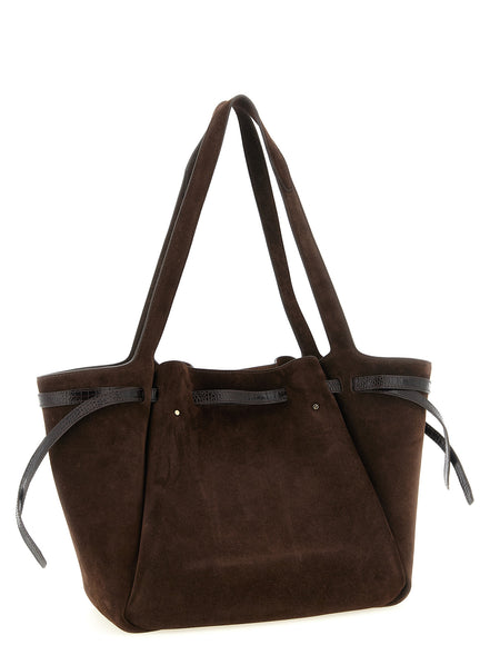 Tory Burch Brown Bovine Leather Tote Bag