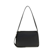 Tory Burch Black Calf Leather Bos Taurus Shoulder Bag