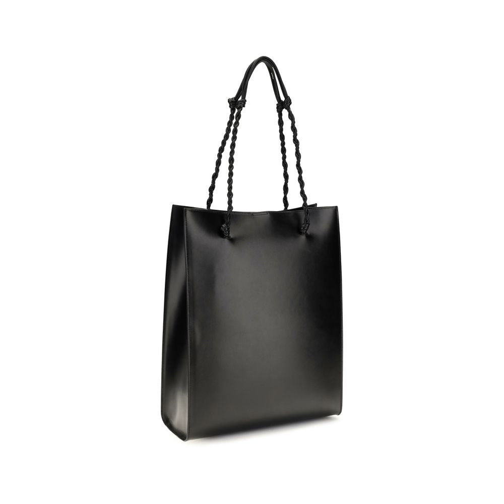 Jil Sander Black Calf Leather Bos Taurus Shoulder Bag