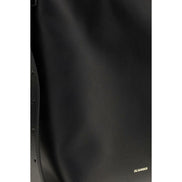 Jil Sander Black Calf Leather Bos Taurus Shoulder Bag