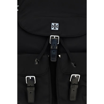 Tory Burch Black Nylon Backpack
