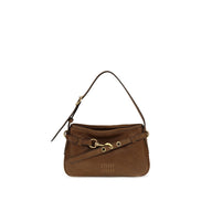 Miu Miu Brown Calf Leather Bos Taurus Shoulder Bag