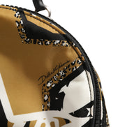 Dolce & Gabbana Multicolor Star Nylon School Travel Backpack Borse Bag