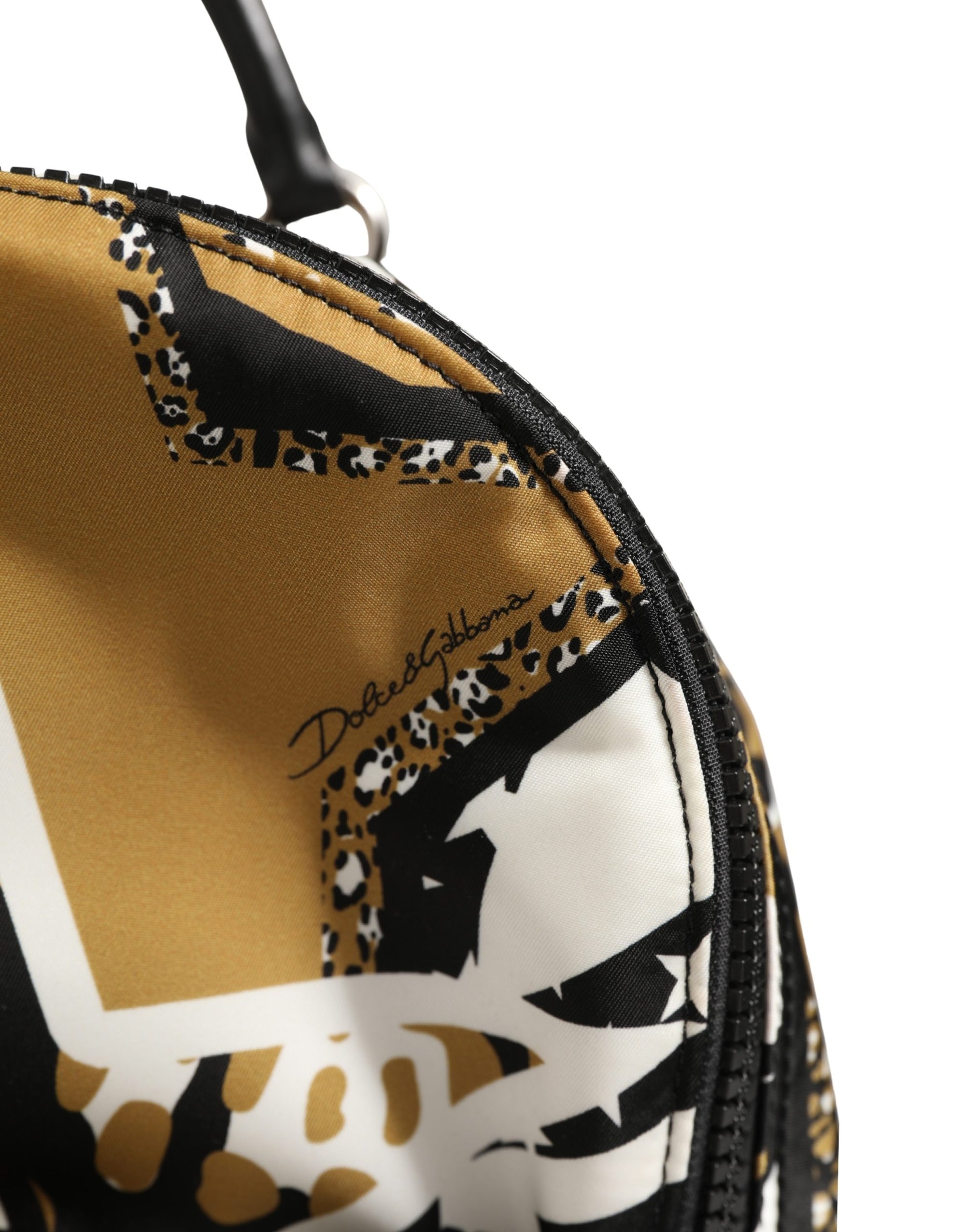 Dolce & Gabbana Multicolor Star Nylon School Travel Backpack Borse Bag