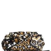 Dolce & Gabbana Multicolor Star Nylon School Travel Backpack Borse Bag