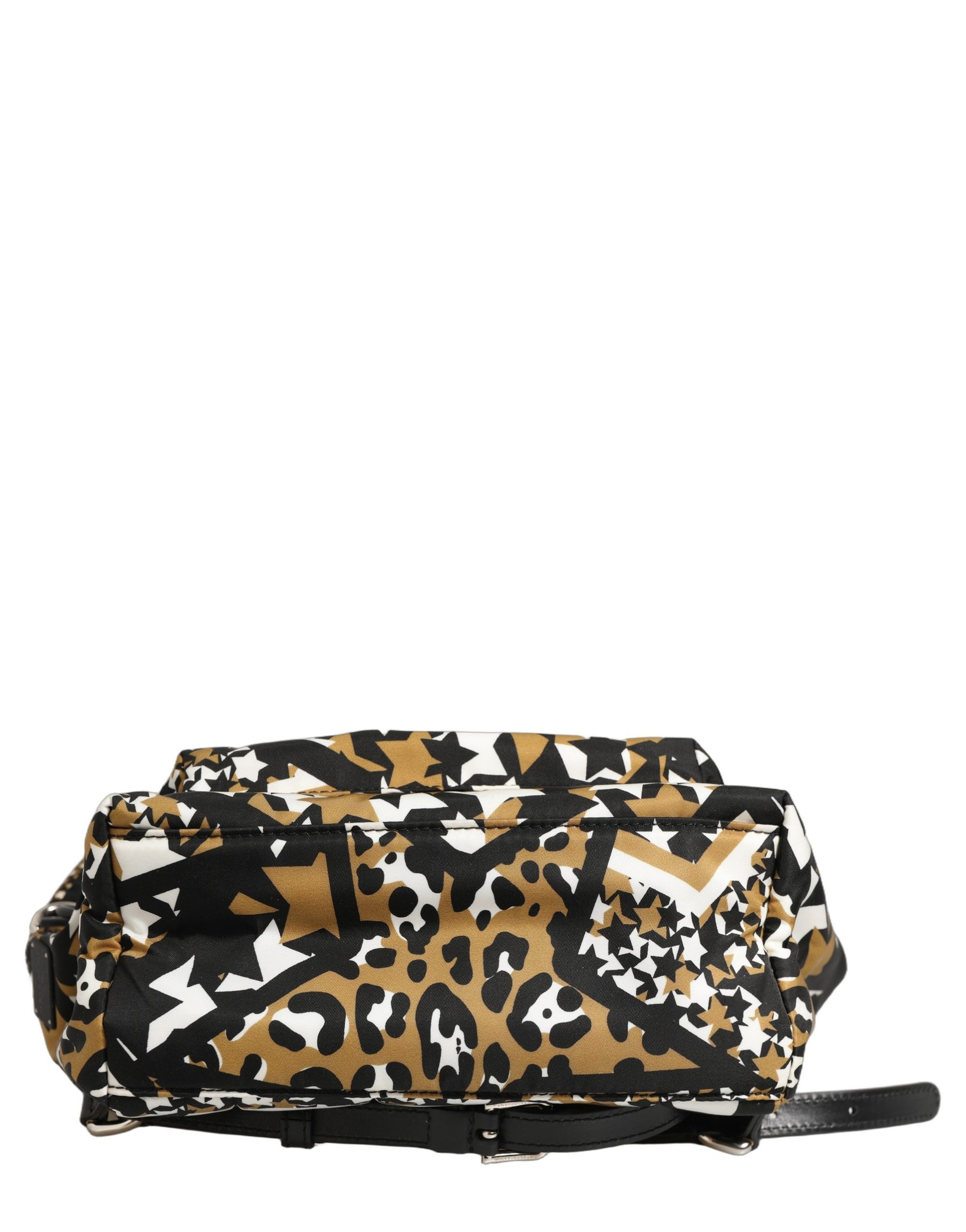 Dolce & Gabbana Multicolor Star Nylon School Travel Backpack Borse Bag