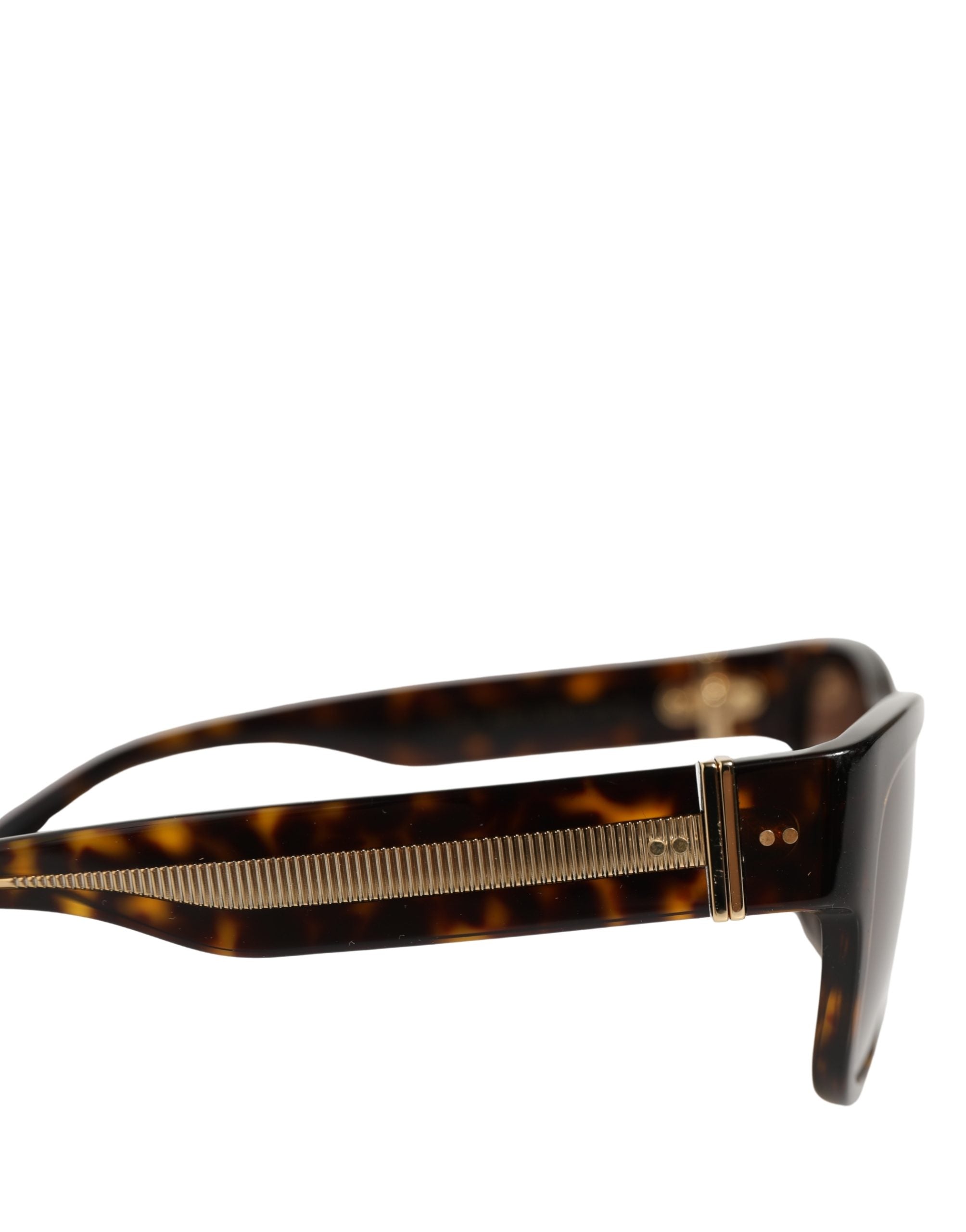 Dolce & Gabbana DG4390F Brown Acetate Frame Polarized Lenses Sunglasses