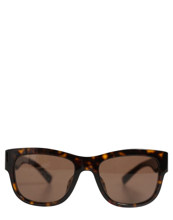 Dolce & Gabbana DG4390F Brown Acetate Frame Polarized Lenses Sunglasses