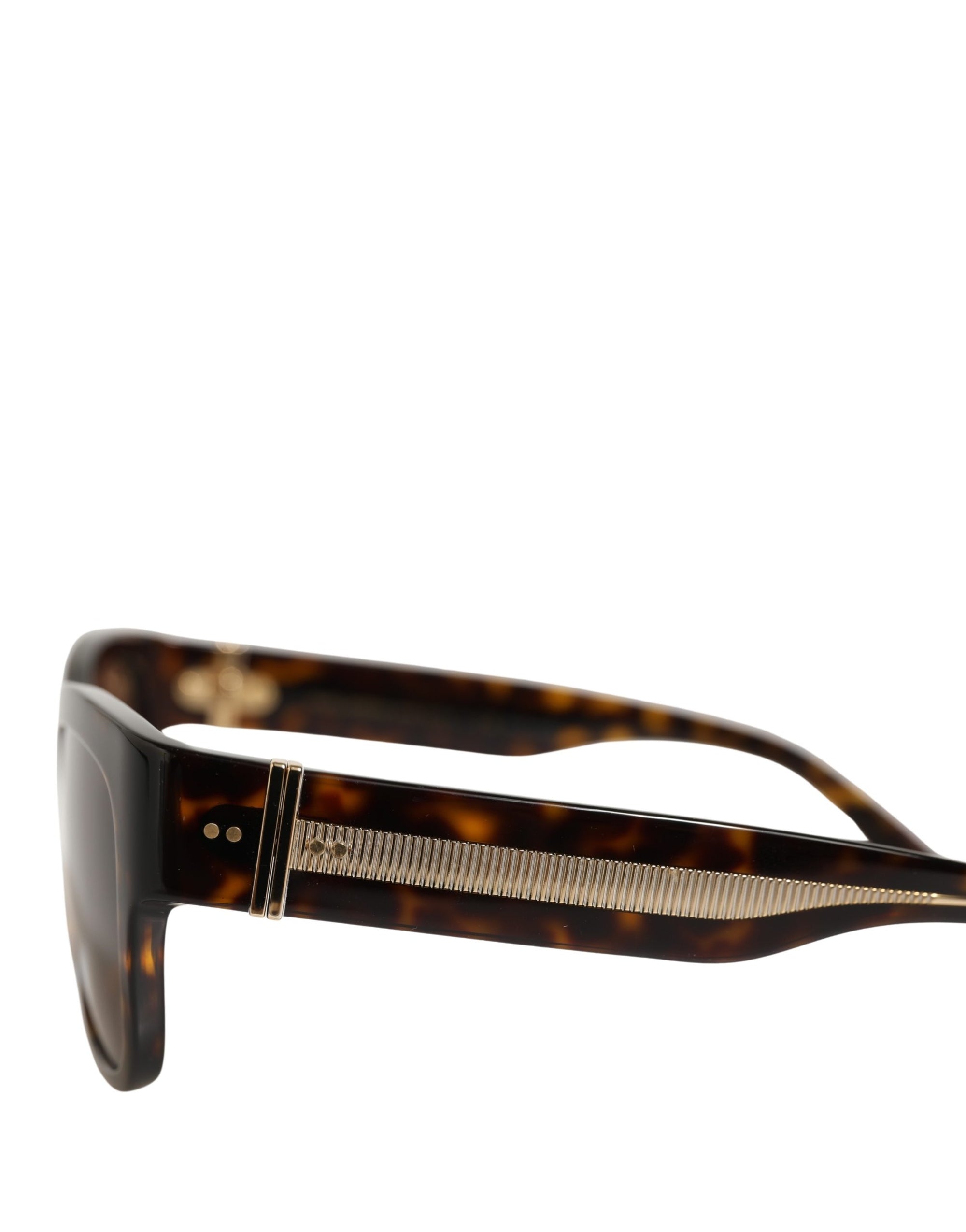 Dolce & Gabbana DG4390F Brown Acetate Frame Polarized Lenses Sunglasses