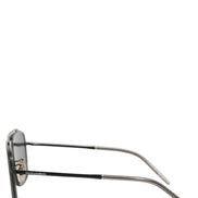 Dolce & Gabbana Women DG2262 Black Metal Square Frame Eyewear Sunglasses