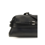 Moschino Black Goatskin Clutch Bag