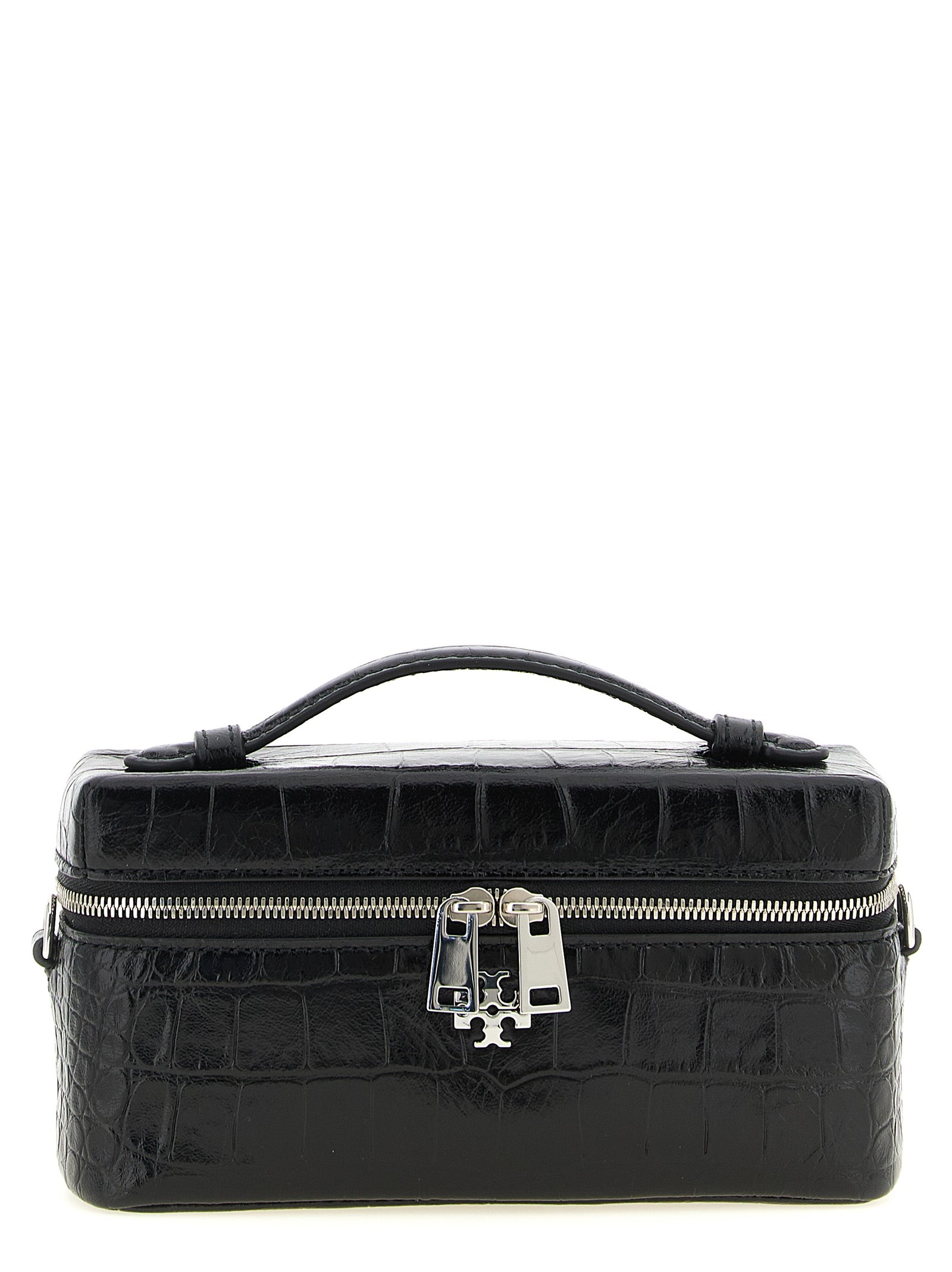 Tory Burch Black Lamb Leather Crossbody Bag