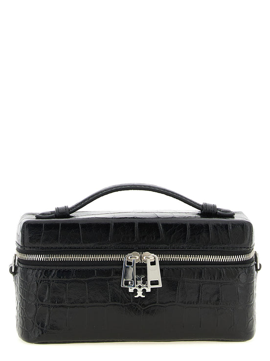 Tory Burch Black Lamb Leather Crossbody Bag