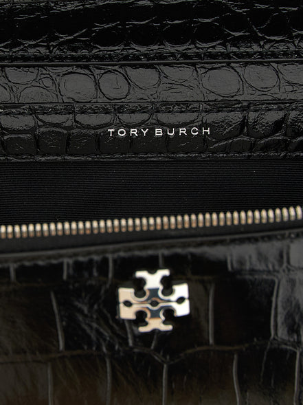 Tory Burch Black Lamb Leather Crossbody Bag