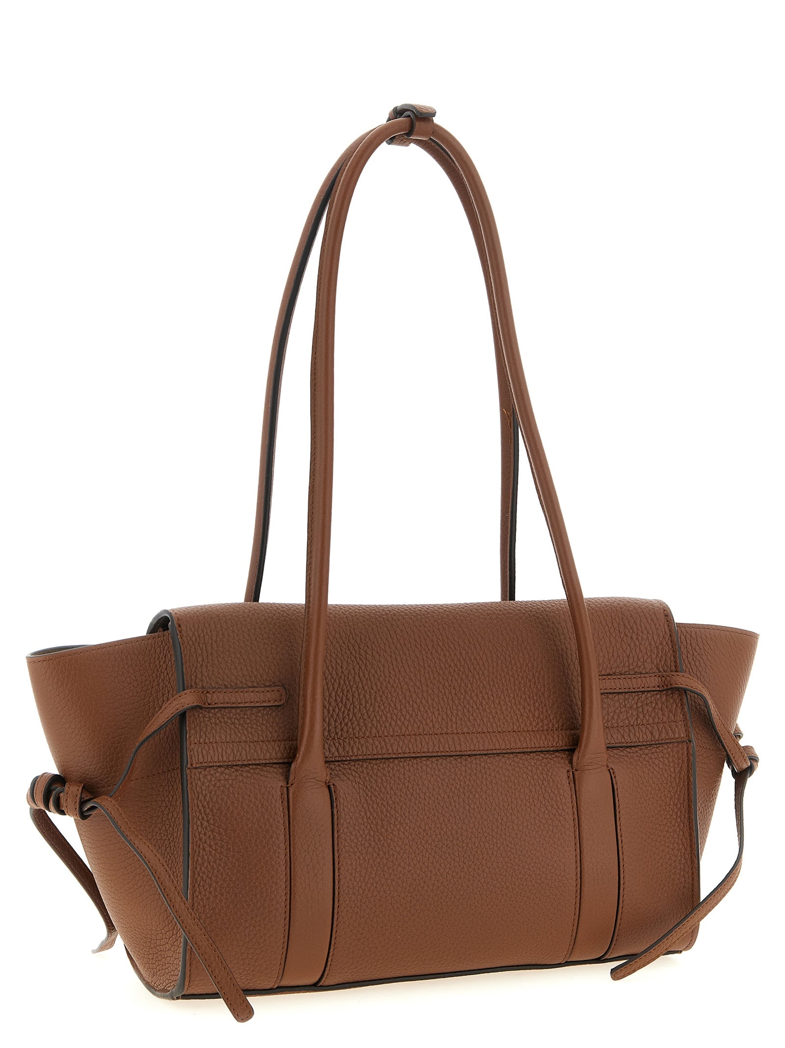 Mulberry Brown Calfskin Shoulder Bag
