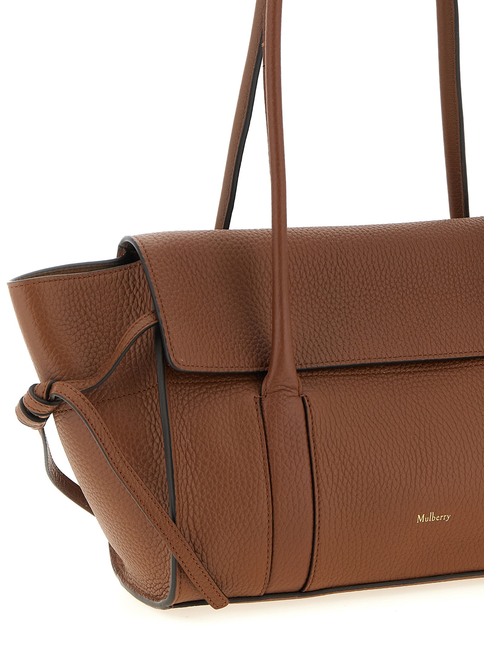Mulberry Brown Calfskin Shoulder Bag