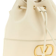 Valentino Garavani White Lamb Leather Crossbody Bag