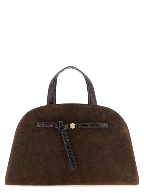 Tory Burch Brown Bovine Leather Crossbody Bag