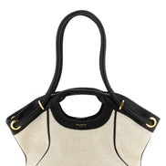 Balmain Bicolor Cotton Tote Bag