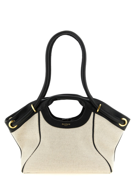Balmain Bicolor Cotton Tote Bag
