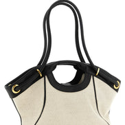 Balmain Bicolor Cotton Tote Bag