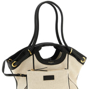 Balmain Bicolor Cotton Tote Bag