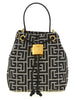 Balmain Bicolor Polyester Handbag