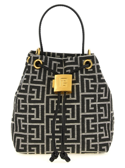 Balmain Bicolor Polyester Handbag