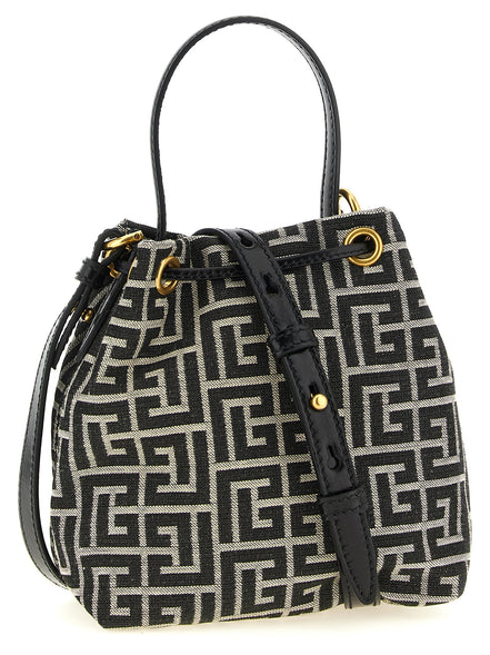 Balmain Bicolor Polyester Handbag