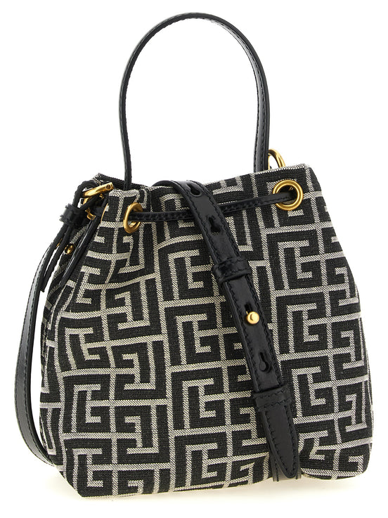 Balmain Bicolor Polyester Handbag