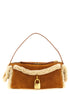 Balmain Brown Calfskin Shoulder Bag