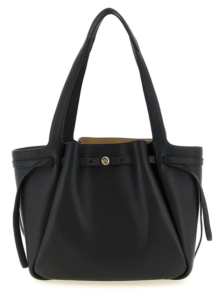 Tory Burch Black Cowhide Tote Bag