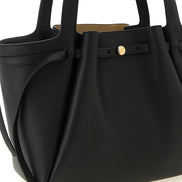 Tory Burch Black Cowhide Tote Bag