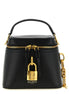 Balmain Black Buffalo Leather Handbag