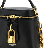 Balmain Black Buffalo Leather Handbag