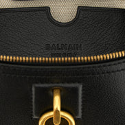 Balmain Black Buffalo Leather Handbag