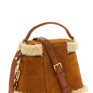 Balmain Brown Calfskin Handbag
