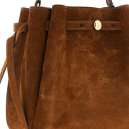 Tory Burch Brown Bovine Leather Crossbody Bag