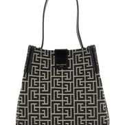Balmain Bicolor Cotton Shoulder Bag