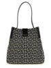 Balmain Bicolor Cotton Shoulder Bag