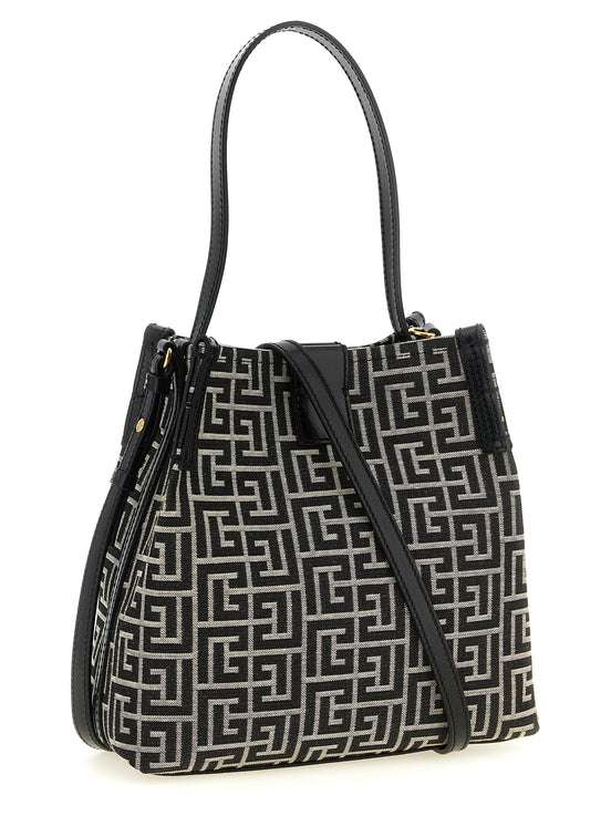 Balmain Bicolor Cotton Shoulder Bag