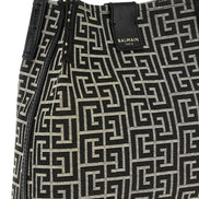 Balmain Bicolor Cotton Shoulder Bag