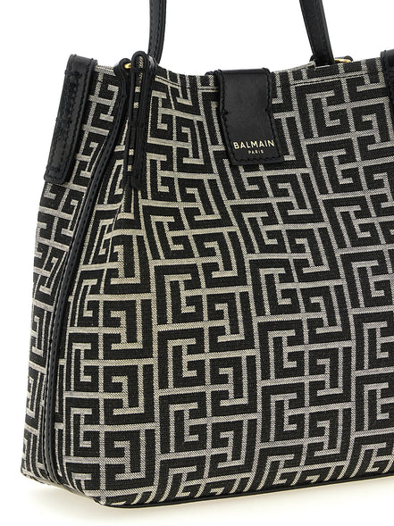Balmain Bicolor Cotton Shoulder Bag