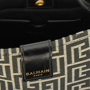 Balmain Bicolor Cotton Shoulder Bag
